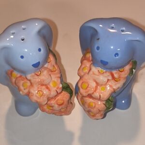 Avon Springtime Bunny Salt and Pepper Shakers